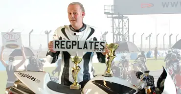 Regplates Rider Ian Popplewell