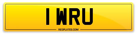 Welsh Rugby Number Plates 1 WRU