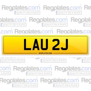 LAU 2J reg plate