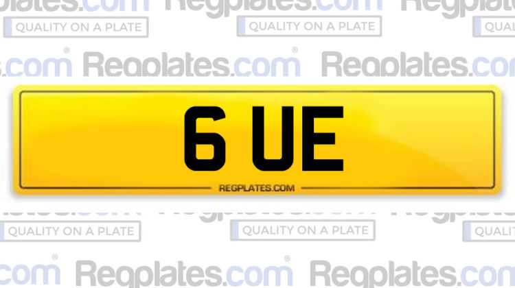 Personalised reg plates