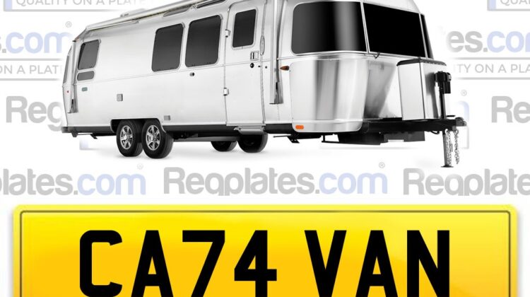 CA74 VAN personalised number plates from Regplates.com