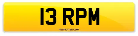 13 RPM