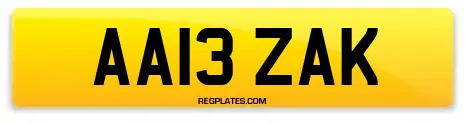 AA13 ZAK