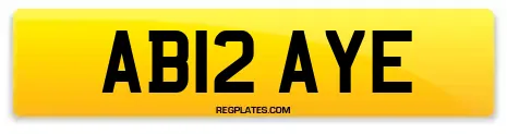 AB12 AYE