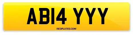 AB14 YYY
