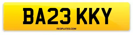 BA23 KKY