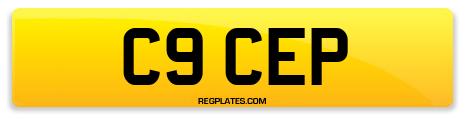 C9 CEP Number Plate From Regplates.com. Check latest ...