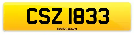 CSZ 1833