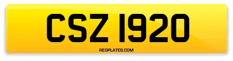CSZ 1920