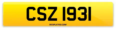 CSZ 1931
