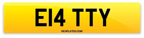 E14 TTY