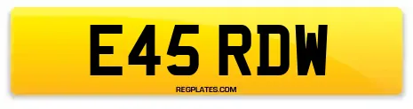 E45 RDW