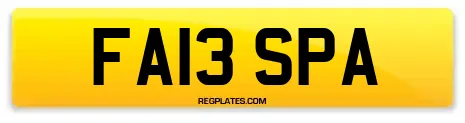 FA13 SPA