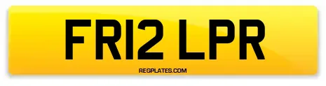 FR12 LPR