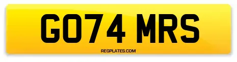 GO74 MRS