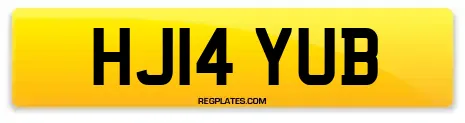 HJ14 YUB