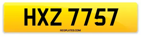 HXZ 7757