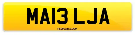 MA13 LJA