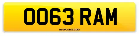OO63 RAM