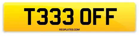 T333 OFF