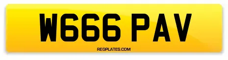 W666 PAV