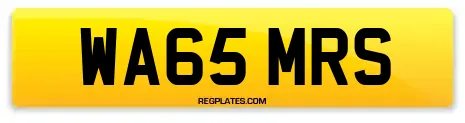 WA65 MRS