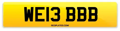 WE13 BBB